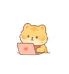 かわいい太った虎 （NT）（個別スタンプ：5）