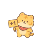 かわいい太った虎 （NT）（個別スタンプ：13）