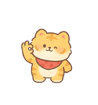 かわいい太った虎 （NT）（個別スタンプ：24）