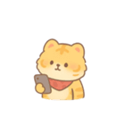 かわいい太った虎 （NT）（個別スタンプ：36）
