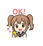 使える♪ツインテ女子の毎日スタンプ（個別スタンプ：7）