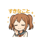 使える♪ツインテ女子かわいい感情スタンプ（個別スタンプ：5）