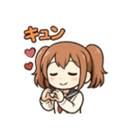 使える♪ツインテ女子かわいい感情スタンプ（個別スタンプ：14）