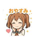 使える♪ツインテ女子かわいい感情スタンプ（個別スタンプ：40）