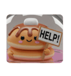 パンケーキカプセルトイ(四角型)（個別スタンプ：8）
