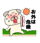 【夏】パグ犬のぱーちゃん84（個別スタンプ：10）