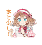 深夜シフトの★お疲れウェイトレス（個別スタンプ：14）