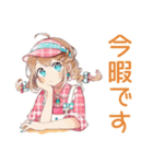 深夜シフトの★お疲れウェイトレス（個別スタンプ：27）