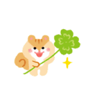おめでとうセット うさぎリスねずみ（個別スタンプ：10）