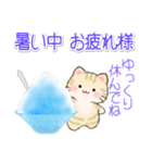 ずっと使える♪ちびころにゃんと夏スイーツ（個別スタンプ：21）