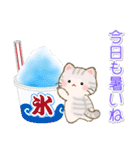 ずっと使える♪ちびころにゃんと夏スイーツ（個別スタンプ：22）