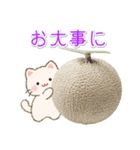 ずっと使える♪ちびころにゃんと夏スイーツ（個別スタンプ：28）