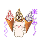 ずっと使える♪ちびころにゃんと夏スイーツ（個別スタンプ：34）