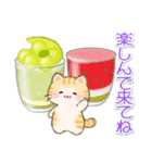 ずっと使える♪ちびころにゃんと夏スイーツ（個別スタンプ：36）