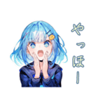 女子高生★テスト期間あるある（個別スタンプ：12）
