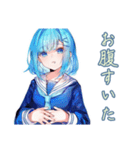 女子高生★テスト期間あるある（個別スタンプ：15）