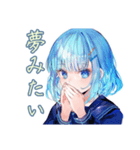女子高生★テスト期間あるある（個別スタンプ：37）