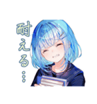 女子高生★テスト期間あるある（個別スタンプ：40）