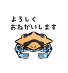 カエルスタンプ／ドクといきる（個別スタンプ：14）