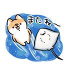 ほんわかしばいぬと水族館（個別スタンプ：26）