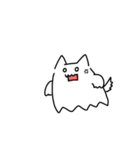 化けふわ猫（個別スタンプ：34）