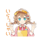 腹黒ウェイトレスのアイドル接客♡（個別スタンプ：2）