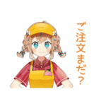 腹黒ウェイトレスのアイドル接客♡（個別スタンプ：6）
