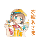 腹黒ウェイトレスのアイドル接客♡（個別スタンプ：11）