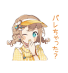 腹黒ウェイトレスのアイドル接客♡（個別スタンプ：14）