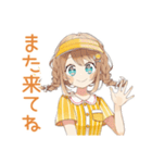 腹黒ウェイトレスのアイドル接客♡（個別スタンプ：27）