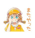 腹黒ウェイトレスのアイドル接客♡（個別スタンプ：38）