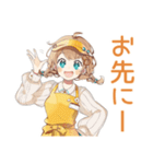腹黒ウェイトレスのアイドル接客♡（個別スタンプ：40）
