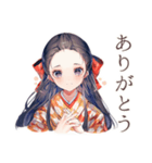 大正女学生のはいから事情（個別スタンプ：3）