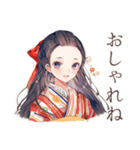 大正女学生のはいから事情（個別スタンプ：24）