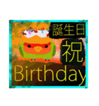 楽しむコザクラインコ（個別スタンプ：35）
