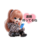 ずっと使える✨豹柄ギャルの日常(再販)（個別スタンプ：32）