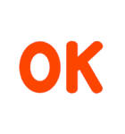 OKNGハート丸などの基本記号（個別スタンプ：1）