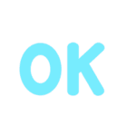 OKNGハート丸などの基本記号（個別スタンプ：3）