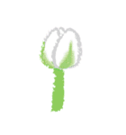 お洒落なチューリップの着せかえ花束（個別スタンプ：10）