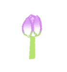 お洒落なチューリップの着せかえ花束（個別スタンプ：17）