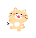 ほぼ文字無し日々の暮らし 猫（個別スタンプ：3）