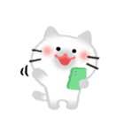 ほぼ文字無し日々の暮らし 猫（個別スタンプ：4）