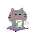 ほぼ文字無し日々の暮らし 猫（個別スタンプ：6）