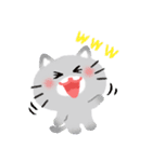 ほぼ文字無し日々の暮らし 猫（個別スタンプ：10）