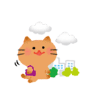 ほぼ文字無し日々の暮らし 猫（個別スタンプ：25）