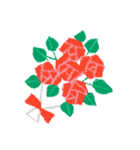 バラの花束着せかえセット（個別スタンプ：10）