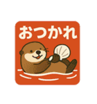 どうぶつレトロ看板スタンプ（個別スタンプ：23）