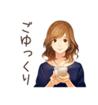 キレイめオトナ女子★自分磨き（個別スタンプ：37）