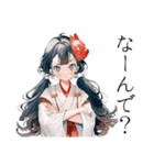 酔いどれ巫女さんのグチ聞き★和風（個別スタンプ：30）