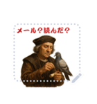 コロンブス 卵 ふだん使い ギャグ  (文字)（個別スタンプ：19）